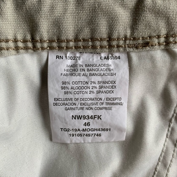 Men’s cargo shorts khaki Wrangler 46 - Picture 7 of 7